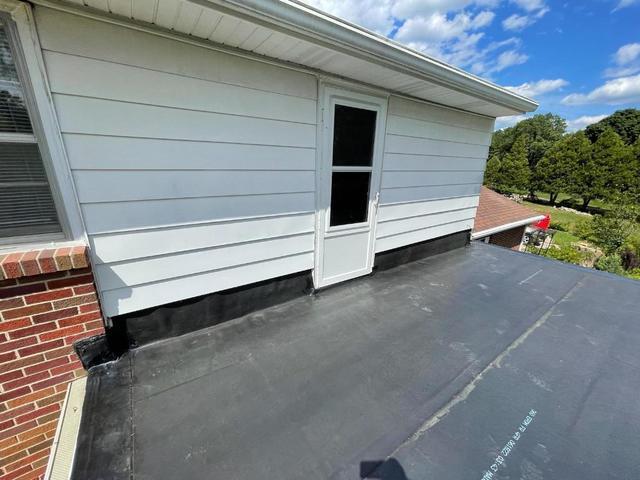 The Flat roof is now completed