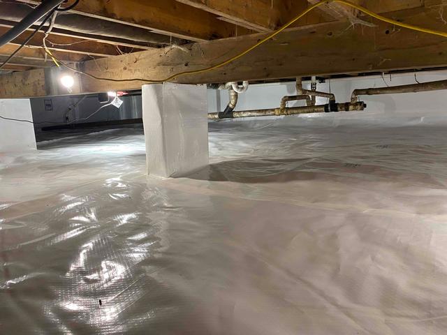 Crawl Space Vapor Barrier System