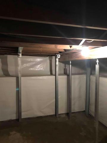 Basement Wall and Floor Support