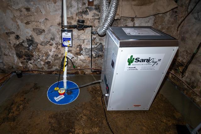 SuperSump Pump and SaniDry XP