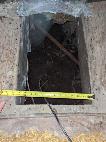 Crawl Space Entrance
