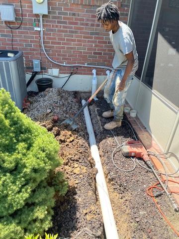 Underground Discharge Line