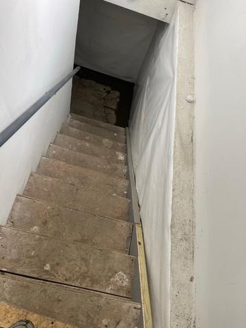 Waterproofed Stairs
