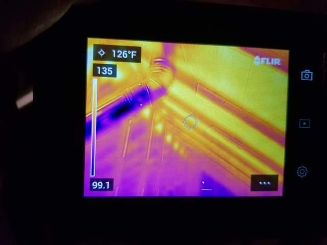 Heat imaging tells the story
