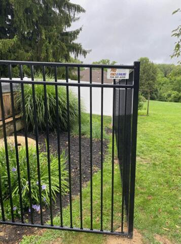 Black Aluminum Fence in Beaver, PA