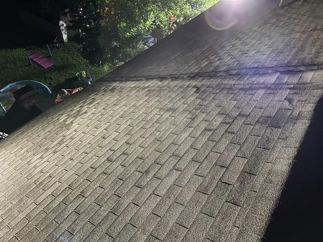 Can see where black smoke penetrated the roof, that needs repaired