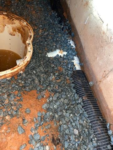 Drainage System Running into Sump Pump