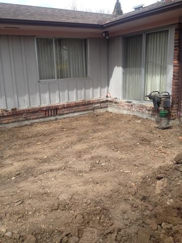 Regrading for patio Reno, NV 89503