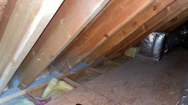 Attic before