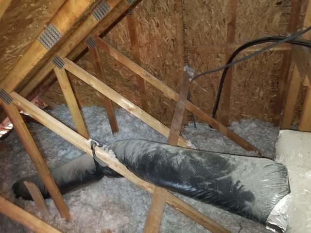 Exposed HVAC duct