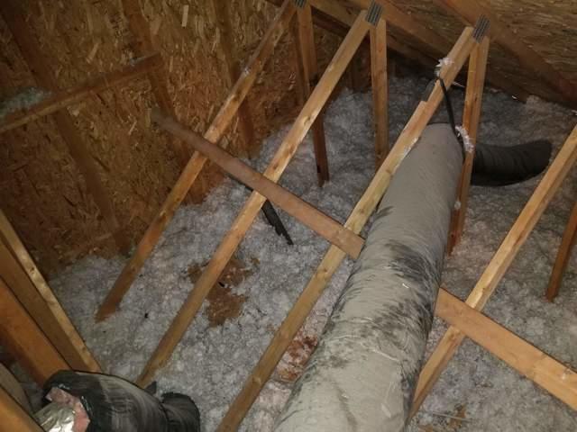 Exposed HVAC duct