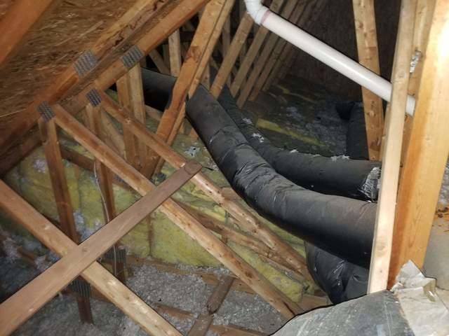 Insufficient insulation before