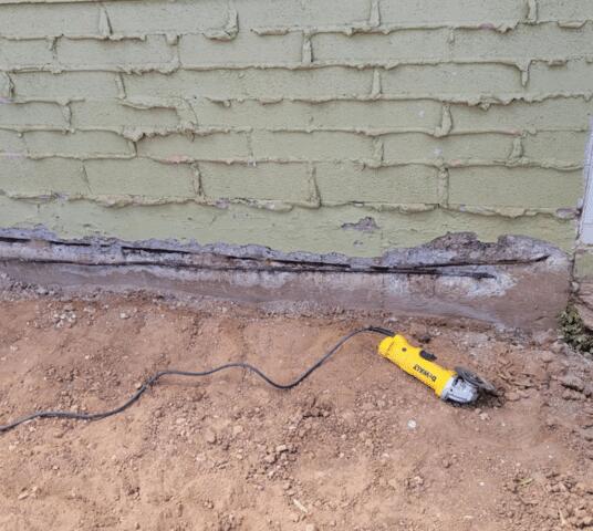 Stem Wall Repair Process: Removing and Replacing