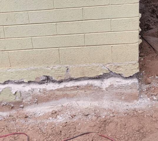 Stem Wall Repair Process: Exposing Damaged Components