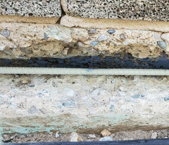 Stem Wall Repair Process: Rebar Replacement