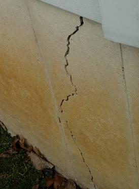 Cracked Foundation Outside