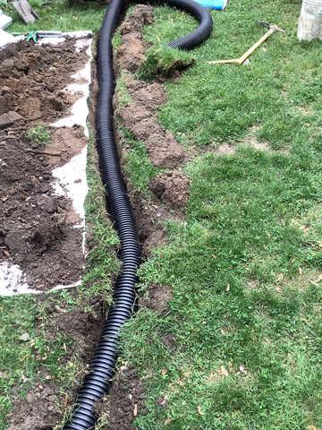 Underground Downspout