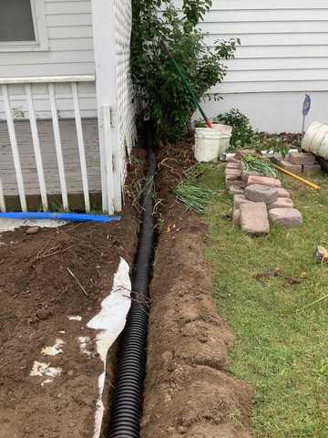 Underground Downspout