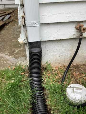Underground Downspout