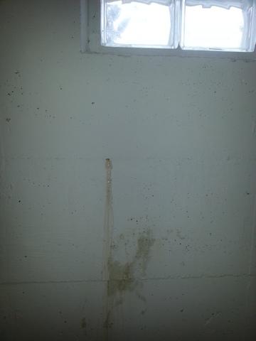 seeping wall cracks