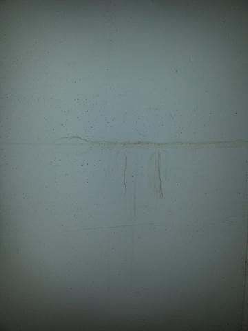 Seeping wall cracks