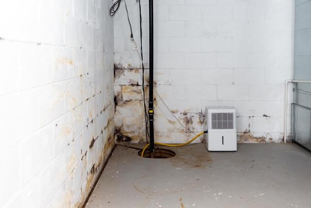 The basement was undergoing serious water seepage, so the homeowner contacted Quality 1st Basement Systems for a solution.