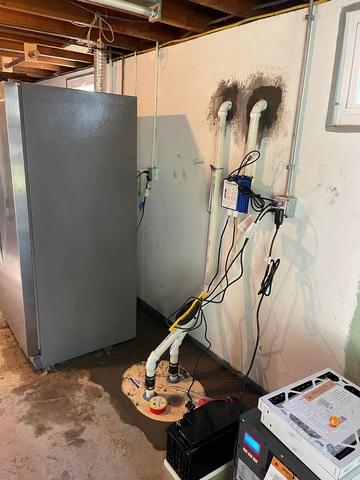 Sump Pump - Unfinished Part of Basement