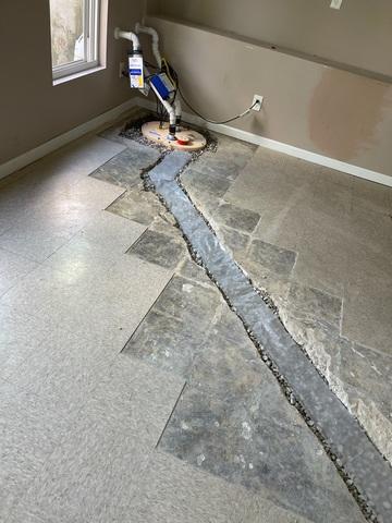 Lateral Line to Sump Pump