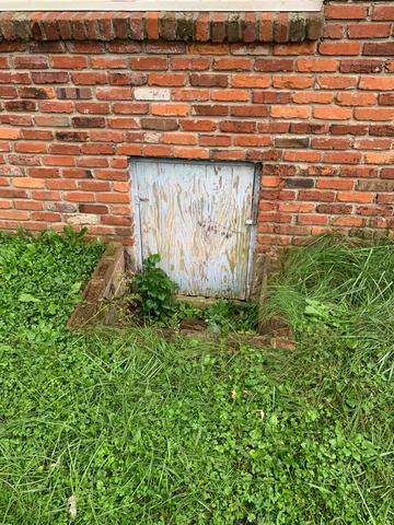 Wooden Crawl Space Doors