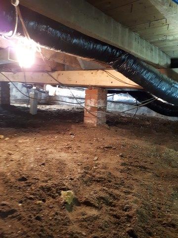 Before Crawl Space Repair