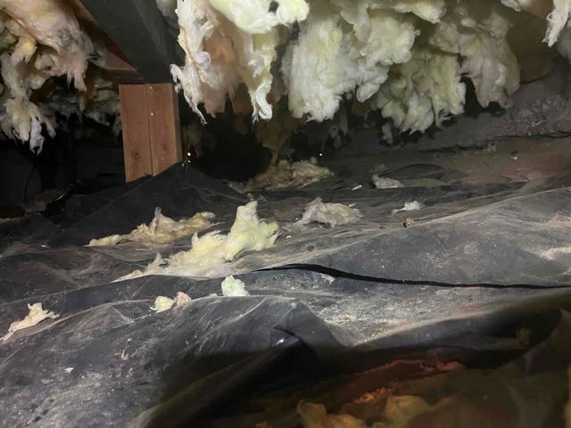 Fiberglass Insulation Falling