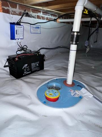 Sump Pump and Backup Battery