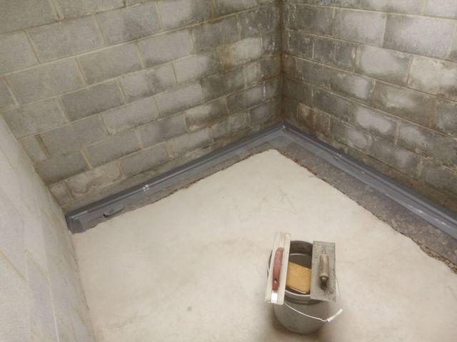 Basement Waterproofing With New Drainage System, Manchester, Mi