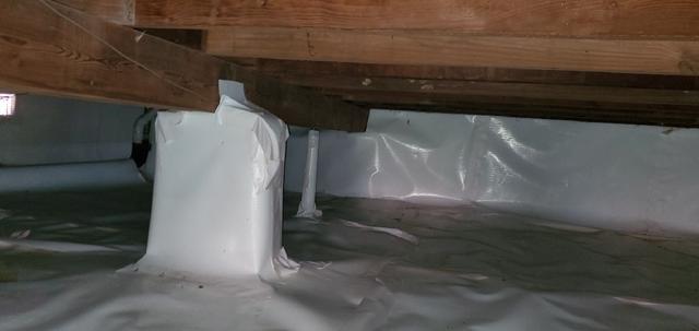 Warren, Mi Crawl Space Encapsulation and Pier Wrapping 2