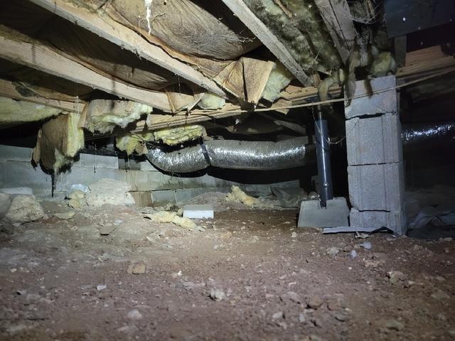 Unhealthy Crawl Space