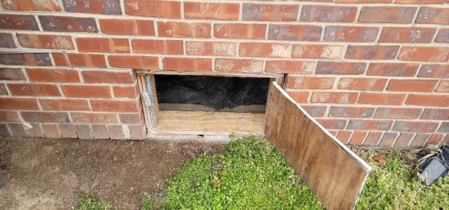 Wooden Crawl Space Doors