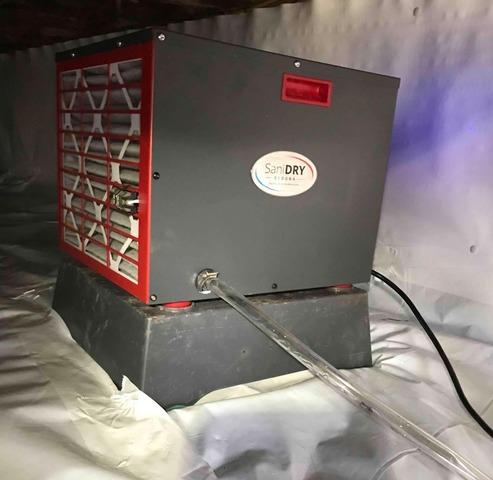 Crawl Space Dehumidifier