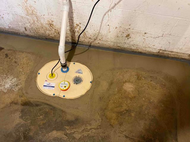 Basement Sump Pump System