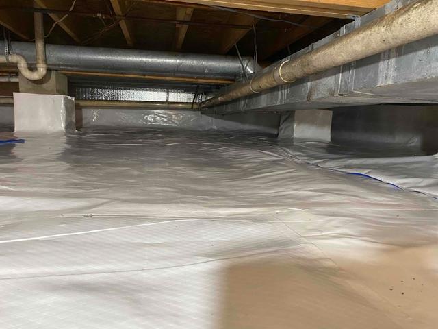 Crawl Space Vapor Barrier and Insulation