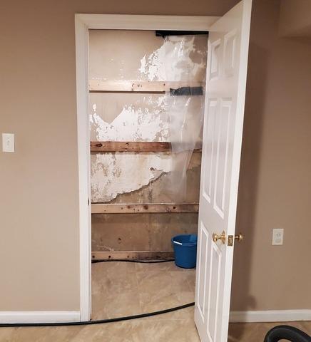 Leaking Closet Walls