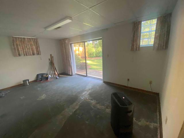 Prior to Drainage System Install