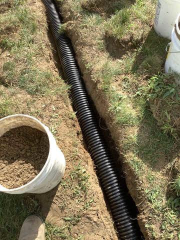 Underground Downspout