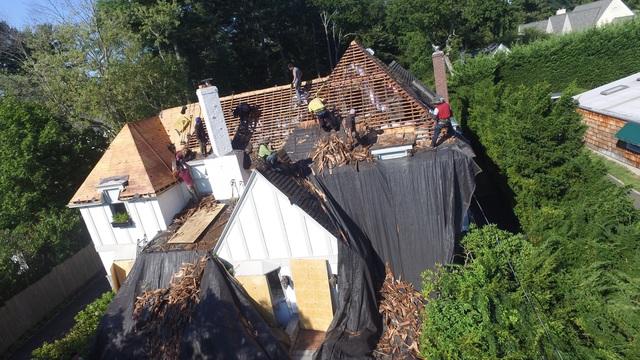 Old Roof Removal- Huntington, NY