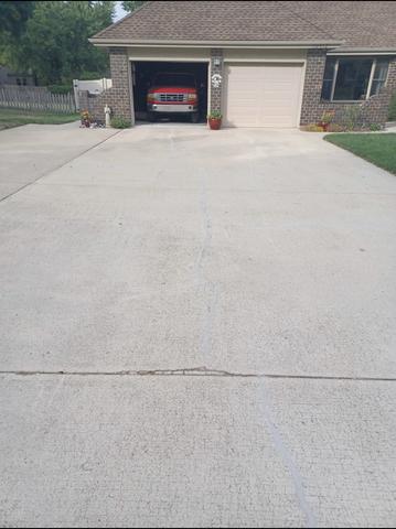 Repaired Cracks in Concrete