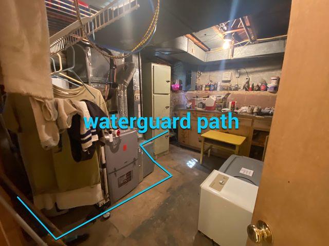 Our Sales Pro Jason developed a plan and mapped the placement of the Water Guard