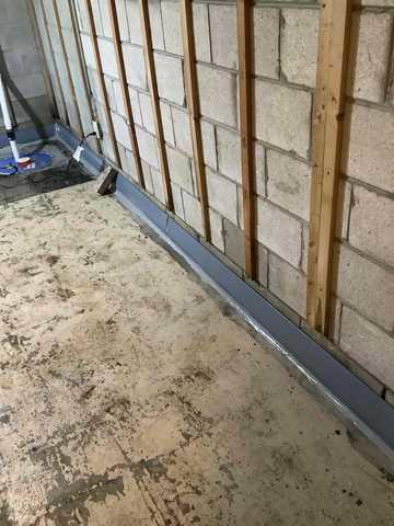 Drytrak Nova Basement Systems Photo Album - East Chicago, Indiana DryTrak System