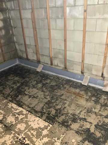 Drytrak Nova Basement Systems Photo Album - East Chicago, Indiana DryTrak System
