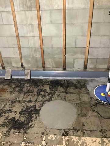 Drytrak Nova Basement Systems Photo Album - East Chicago, Indiana DryTrak System