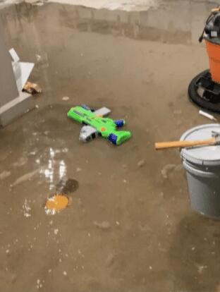 Flooded and Not Draining