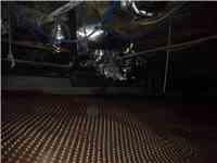 <p>The process of adding the CleanSpace begins with first placing a dimpled polyethylene membrane under the liner, this allows water to flow to a sump in the crawlspace.</p>